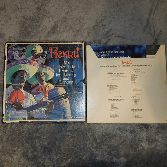 VTG Fiesta! Latin American Music Vinyl 1968, Reader's Digest - Picture 3 of 13